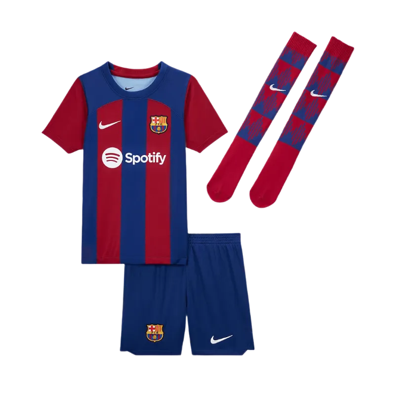 23/24 Kids Barcelona Home Kit