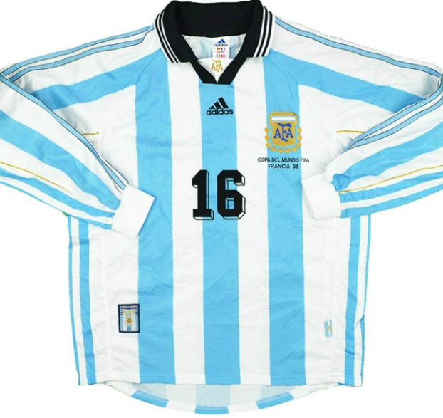 Argentina 1998 (Home) - Long Sleeve