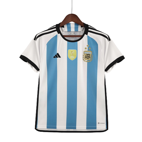 Argentina 2022 (Home) "Three Stars" + World Cup Champion Badge