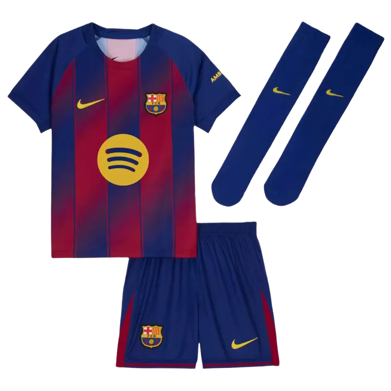 25/26 Kids Barcelona Home Kit