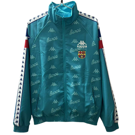 FC Barcelona 1996/97 Inspired Retro Windbreaker - Reversible