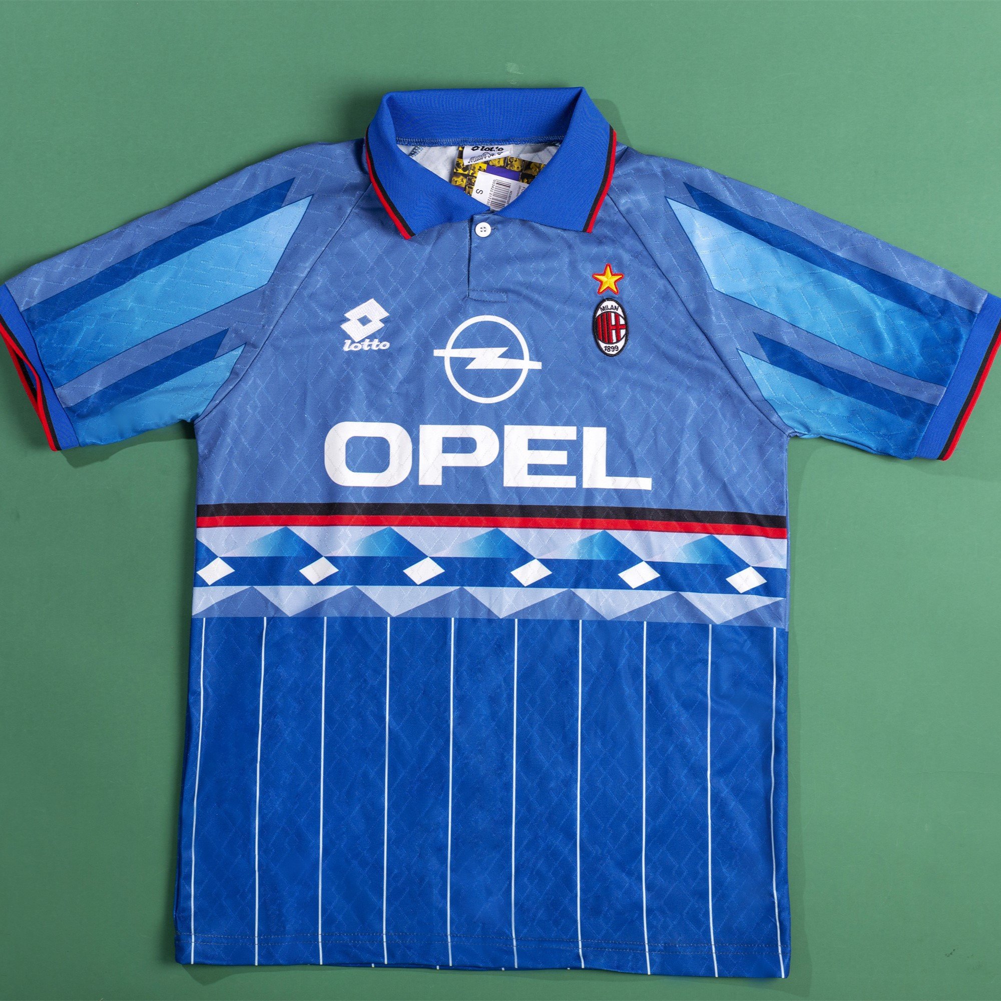 AC Milan 1994/95 Third Retro Men Jersey - Blue