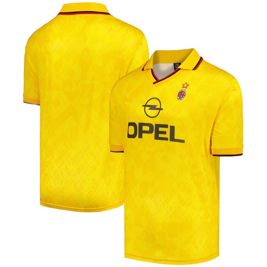 AC Milan 1996 Third Jersey - Men, Yellow