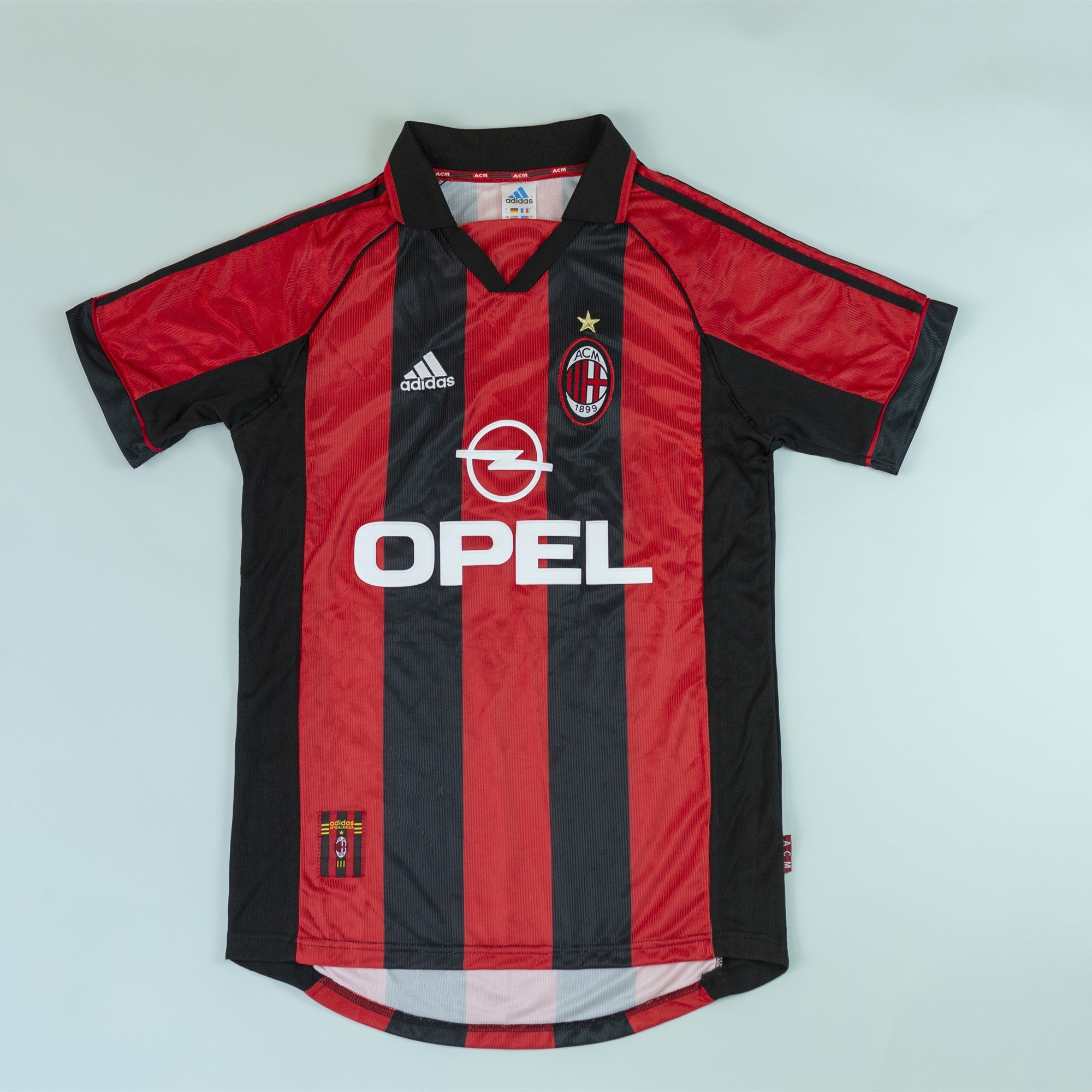 AC Milan 1998/2000 Home Retro Men Jersey - Red