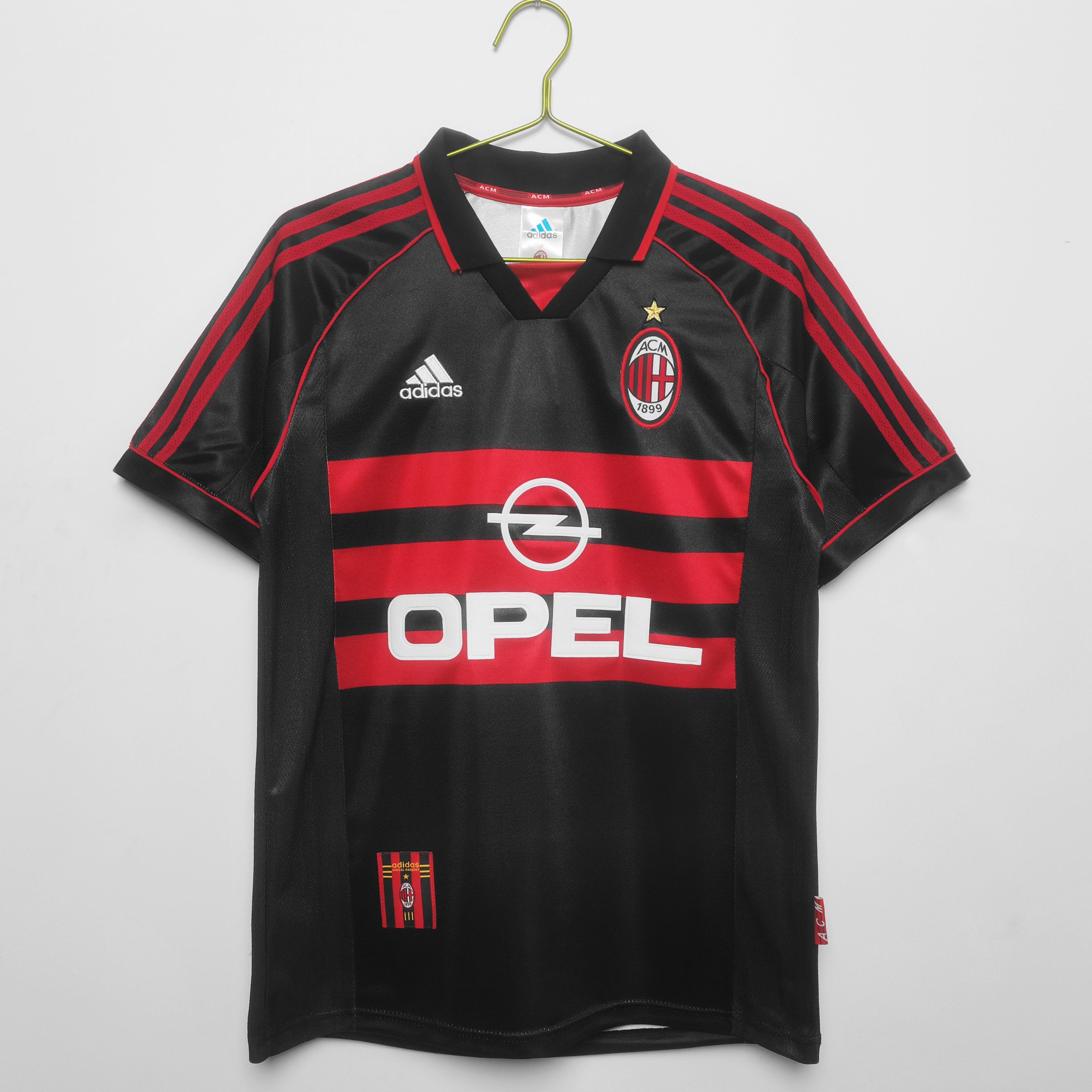 AC Milan 1998/99 Third Retro Men Jersey - Black