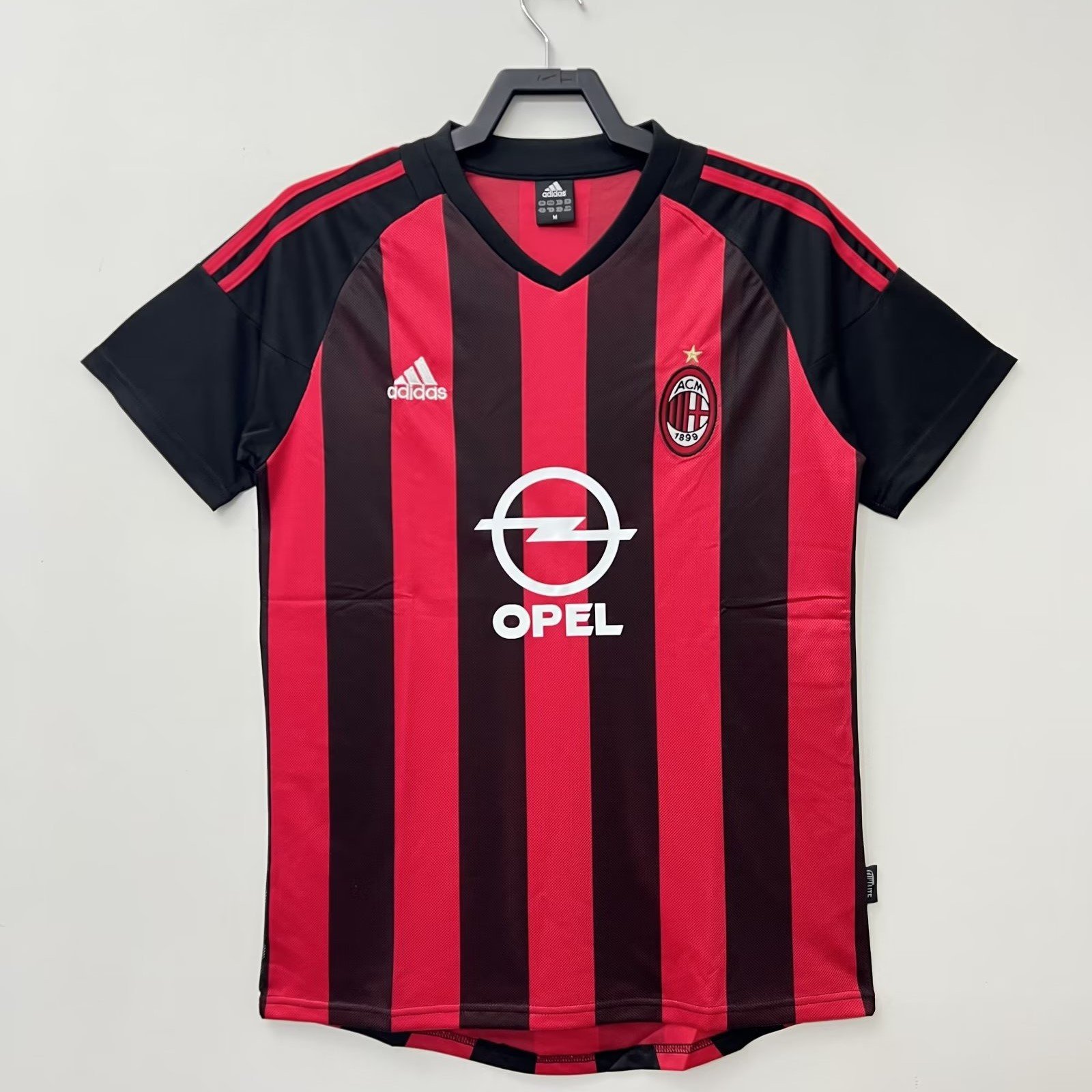 AC Milan 2002/03 Home Retro Men Jersey - Red/Black