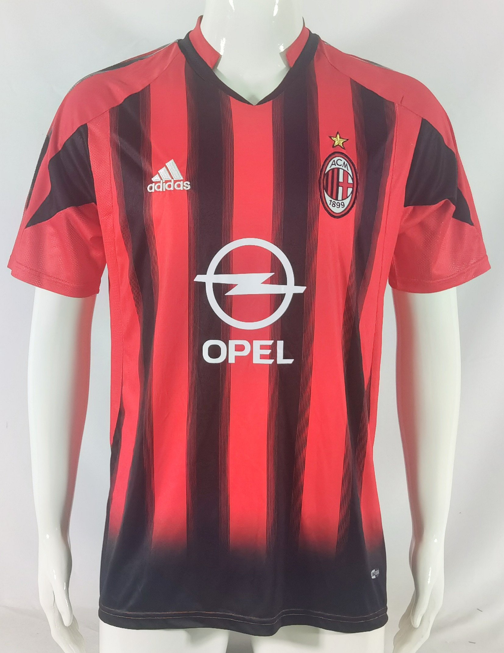 AC Milan 2004/05 Home Retro Men Jersey – Red/Black