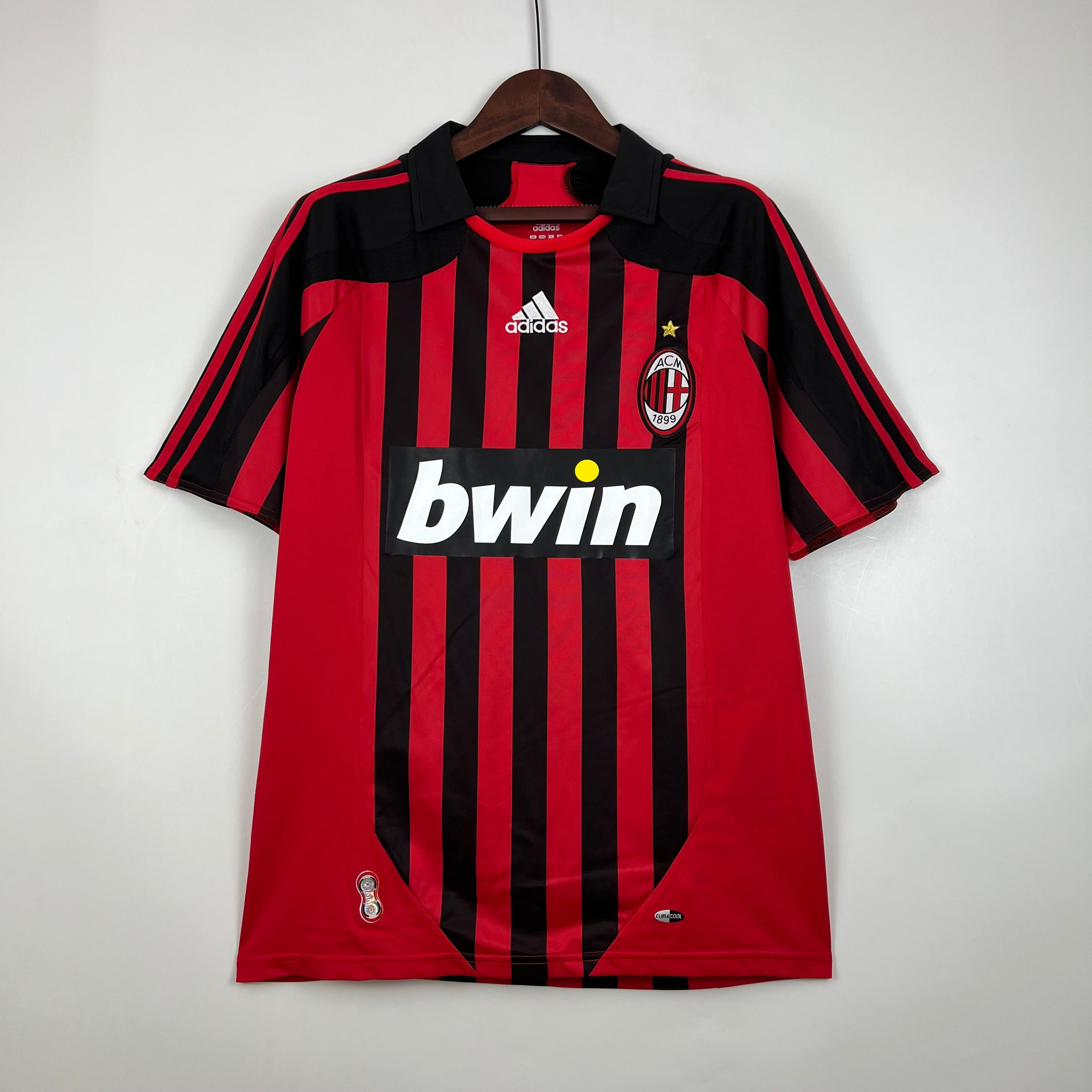 AC Milan 2007/08 Home Retro Men Jersey - Red