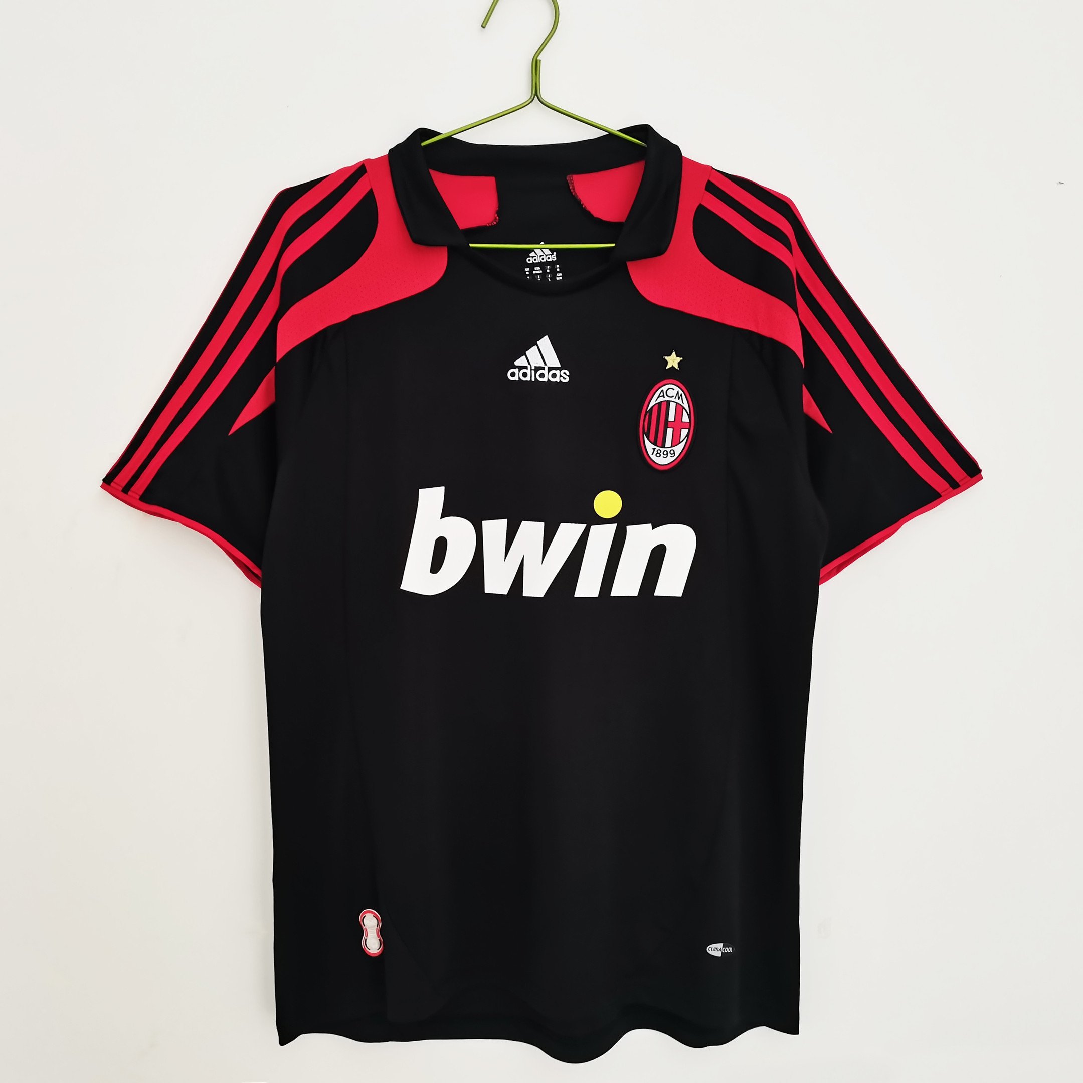 AC Milan 2007/08 Third Retro Men Jersey - Black