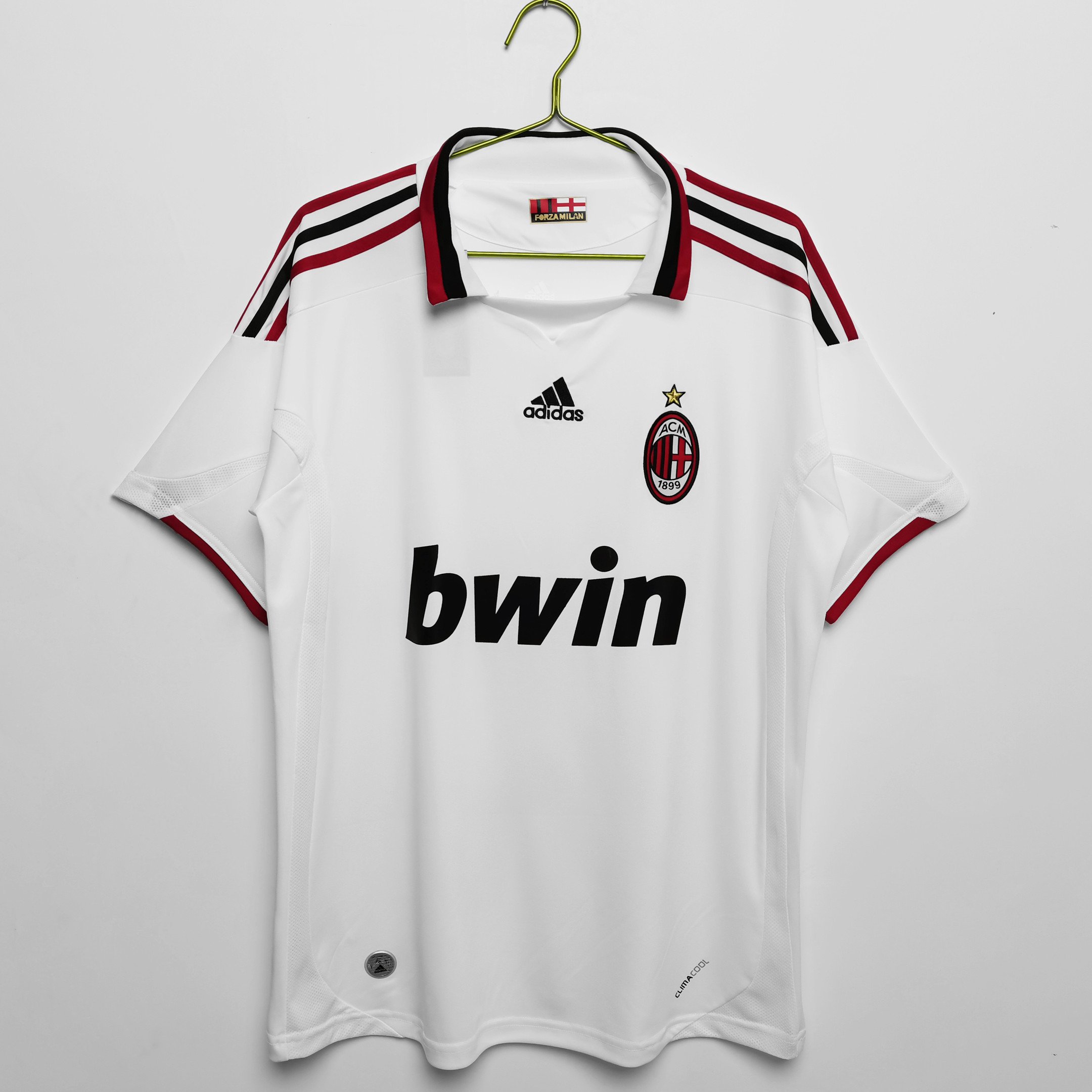 AC Milan 2009/10 Away Retro Men Jersey - White