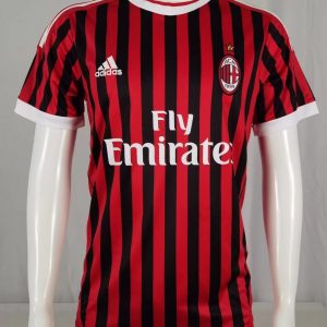 AC Milan 2011/12 Home Retro Men Jersey - Black/Red