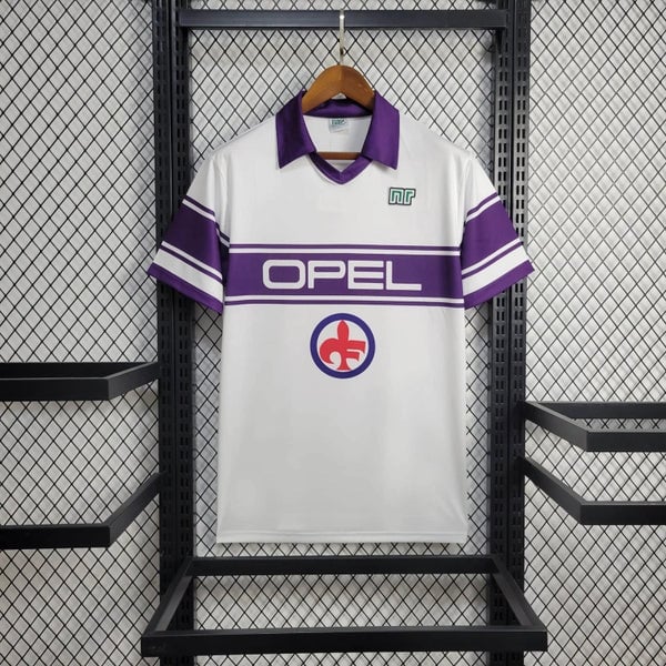 ACF Fiorentina 1983/85 Away Retro Men Jersey - White