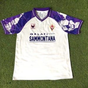 ACF Fiorentina 1994/95 Away Retro Men Jersey - White