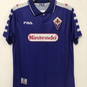 ACF Fiorentina 1998/99 Home Retro Men Jersey - Purple