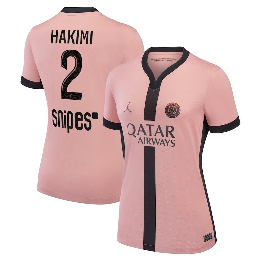 Achraf Hakimi 2 Paris Saint-Germain 2024/25 Third Women Jersey - Pink