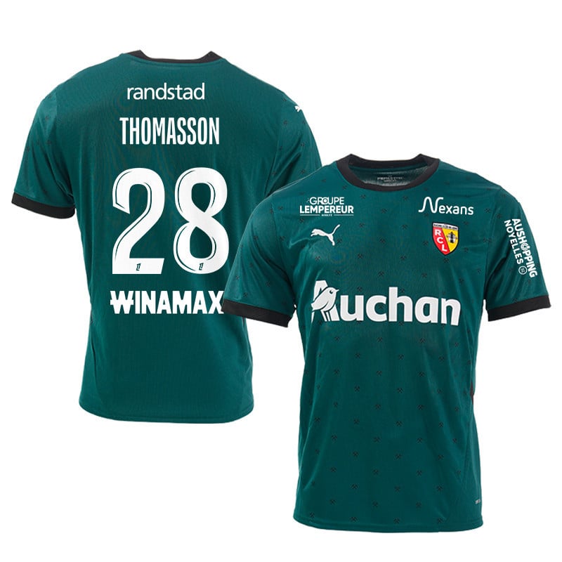 Adrien Thomasson 28 RC Lens 2024/25 Away Men Jersey - Green