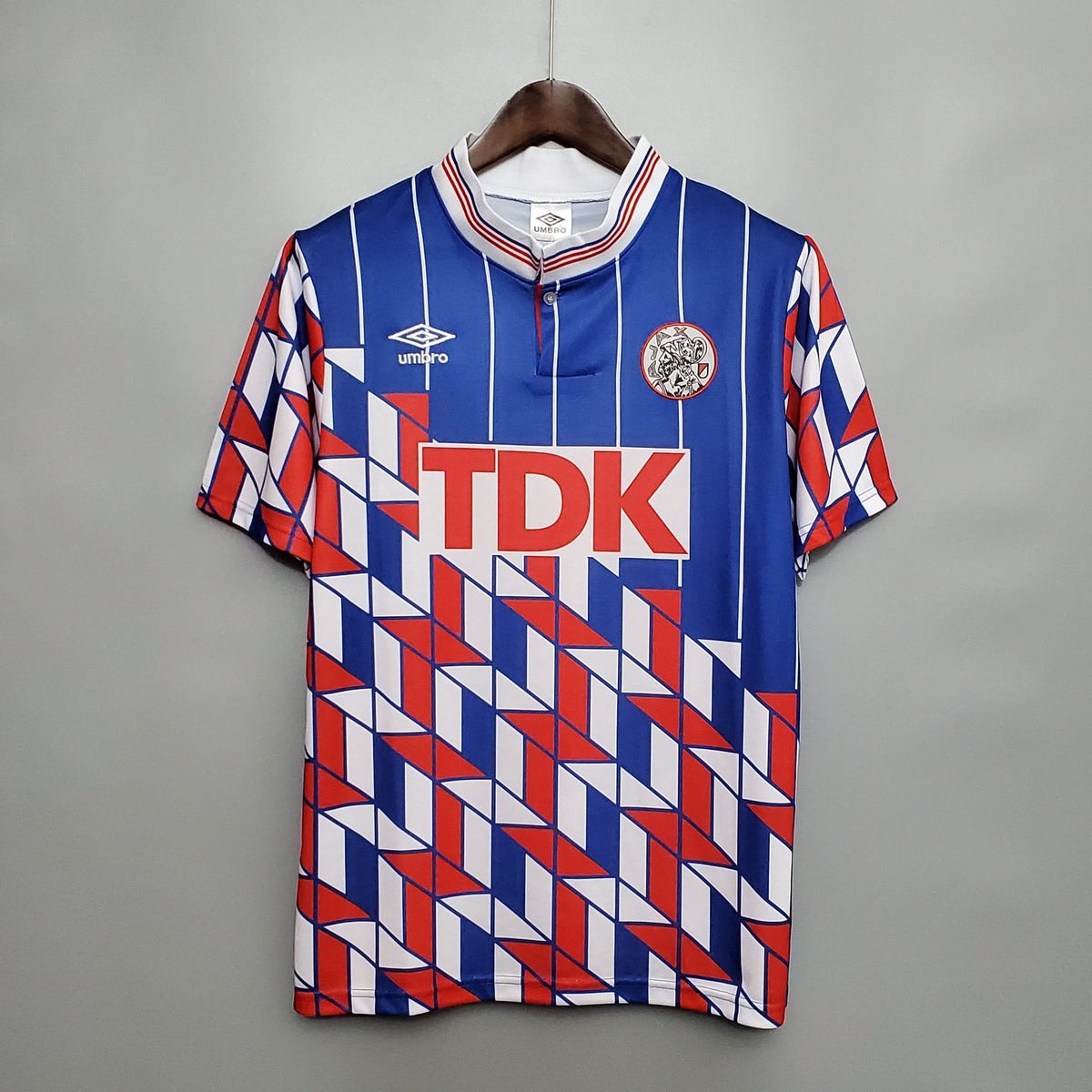 AFC Ajax 1989/90 Away Retro Men Jersey - Blue