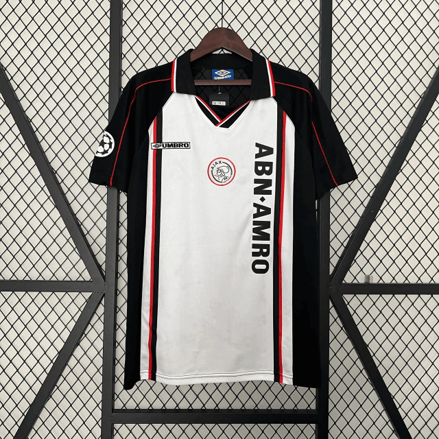 AFC Ajax 1998/99 Away Retro Men Jersey - Black/White