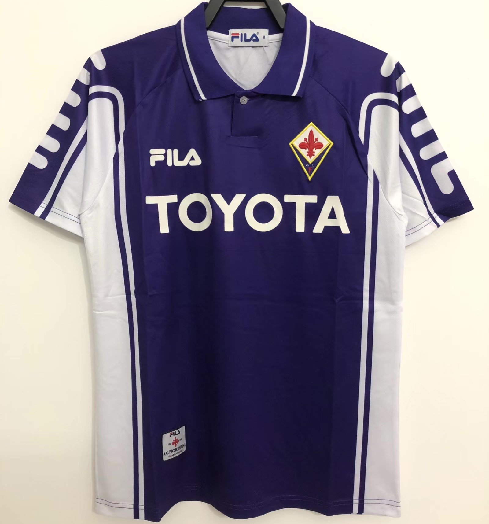 AFC Fiorentina 1999/2000 Home Retro Men Jersey – Purple