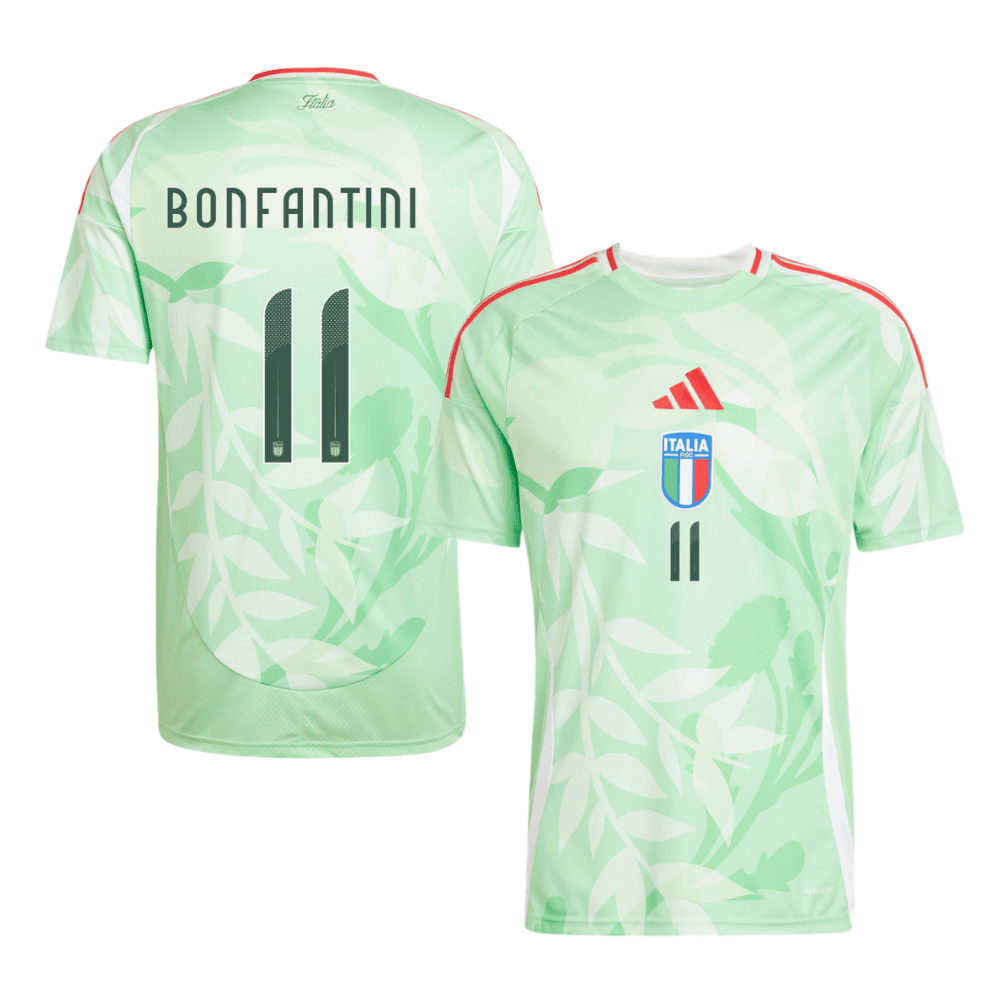 Agnese Bonfantini 11 Italy Women's National Team 2025/26 Away Men Jersey - Green
