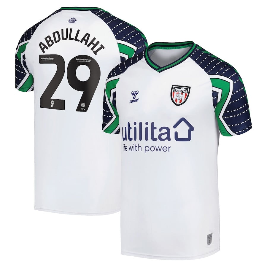 Ahmed Abdullahi 29 Sunderland A.F.C. 2024/25 Away Men Jersey - White