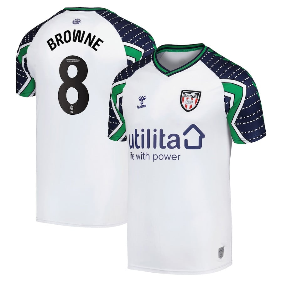 Alan Browne 8 Sunderland A.F.C. 2024/25 Away Men Jersey - White