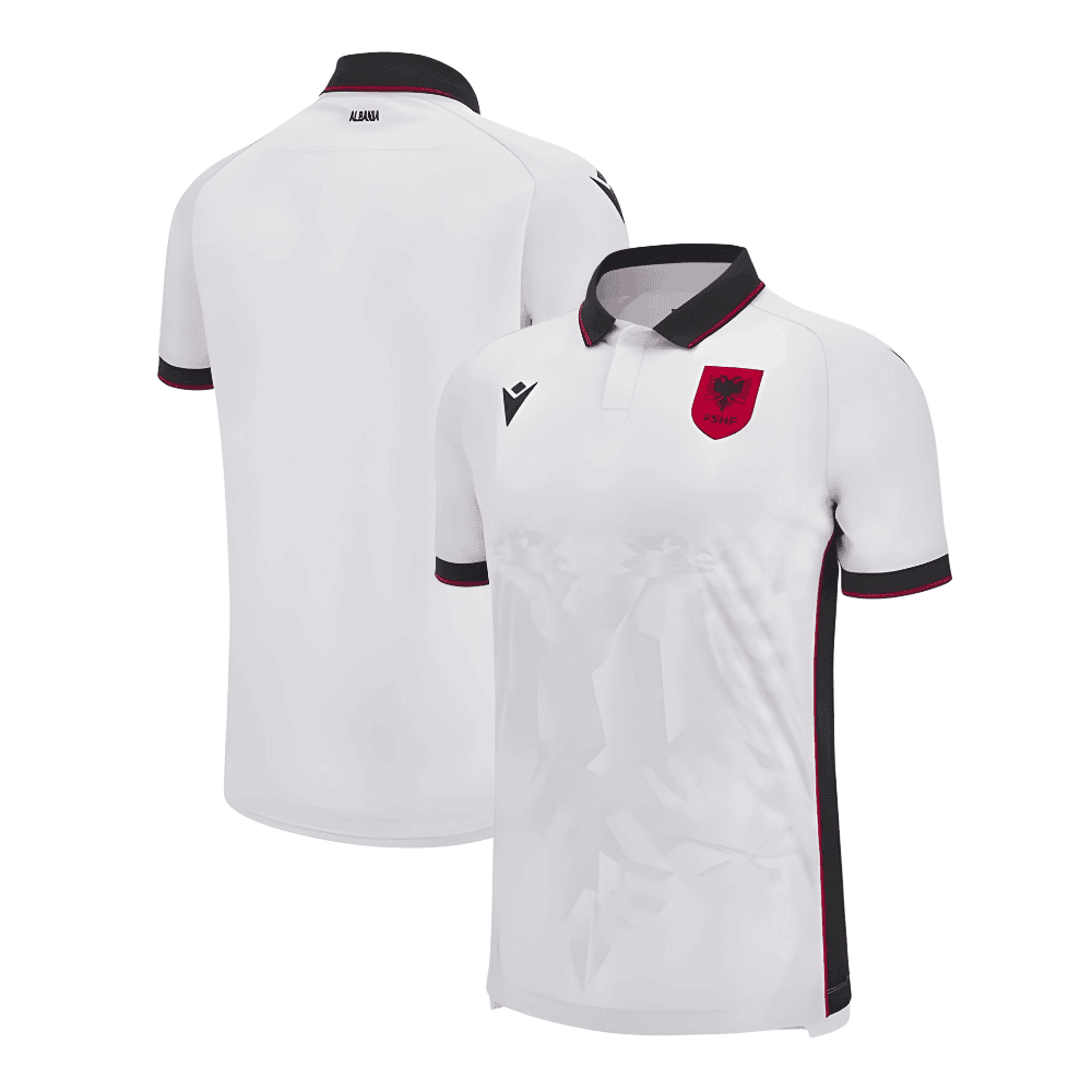 Albania National Team 2024 Away Stadium Men Jersey - White