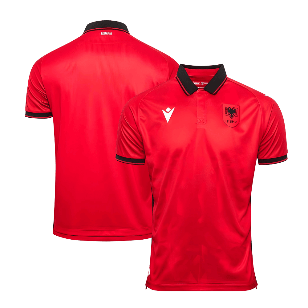 Albania National Team 2024 Home Stadium Men Jersey - Red