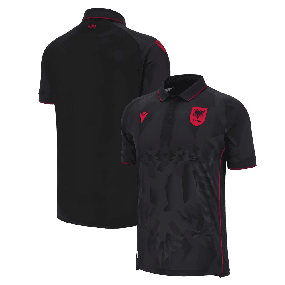 Albania National Team 2024 Third Stadium Men Jersey - Black