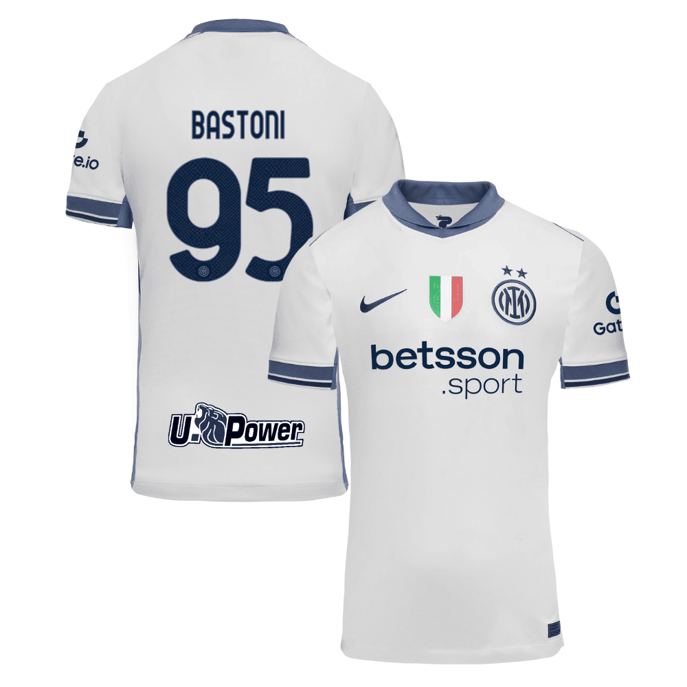 Alessandro Bastoni 95 Inter Milan 2024/25 Away Men Jersey - White