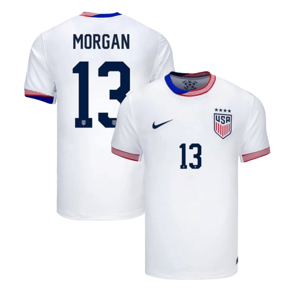 Alex Morgan 13 USWNT 2024 American Classic Home Stadium Jersey - Men White