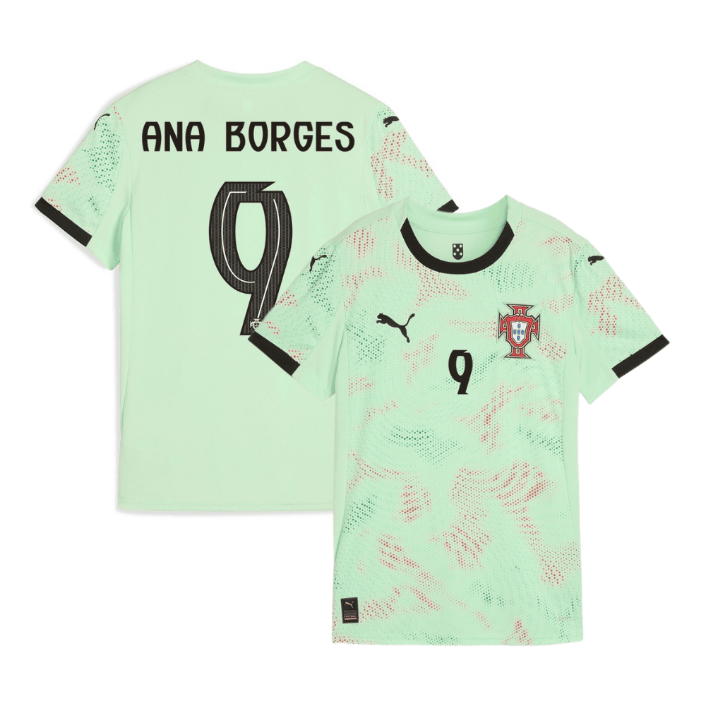 Ana Borges 9 Portugal Women's National Team 2025/26 Away Men Jersey - Green