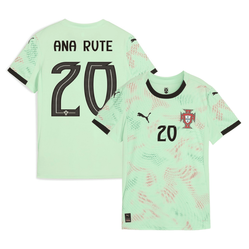 Ana Rute 20 Portugal Women's National Team 2025/26 Away Men Jersey - Green