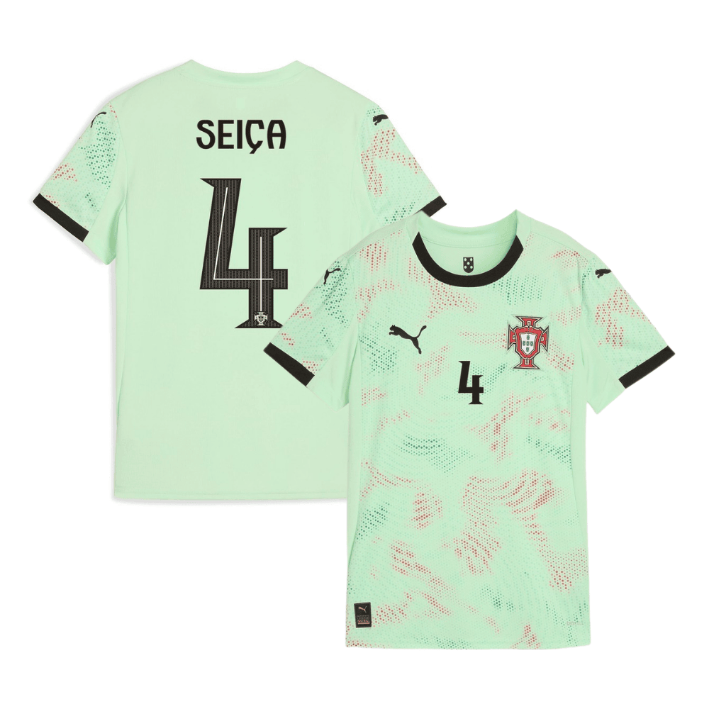 Ana Seiça 4 Portugal Women's National Team 2025/26 Away Men Jersey - Green