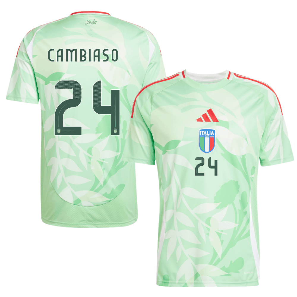 Andrea Cambiaso 24 Italy Women's National Team 2025/26 Away Men Jersey - Green