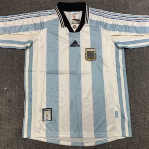 Argentina 1998 Home Retro Jersey - Men White