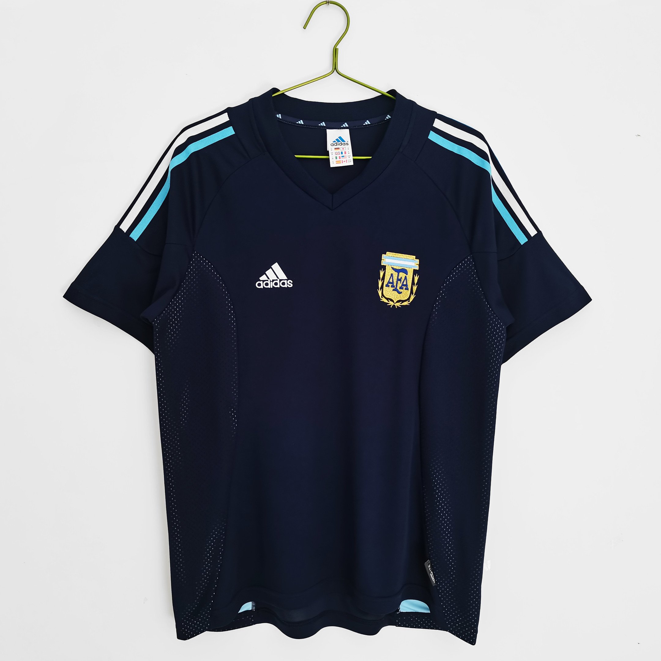 Argentina 2002 Away Retro Men Jersey - Navy