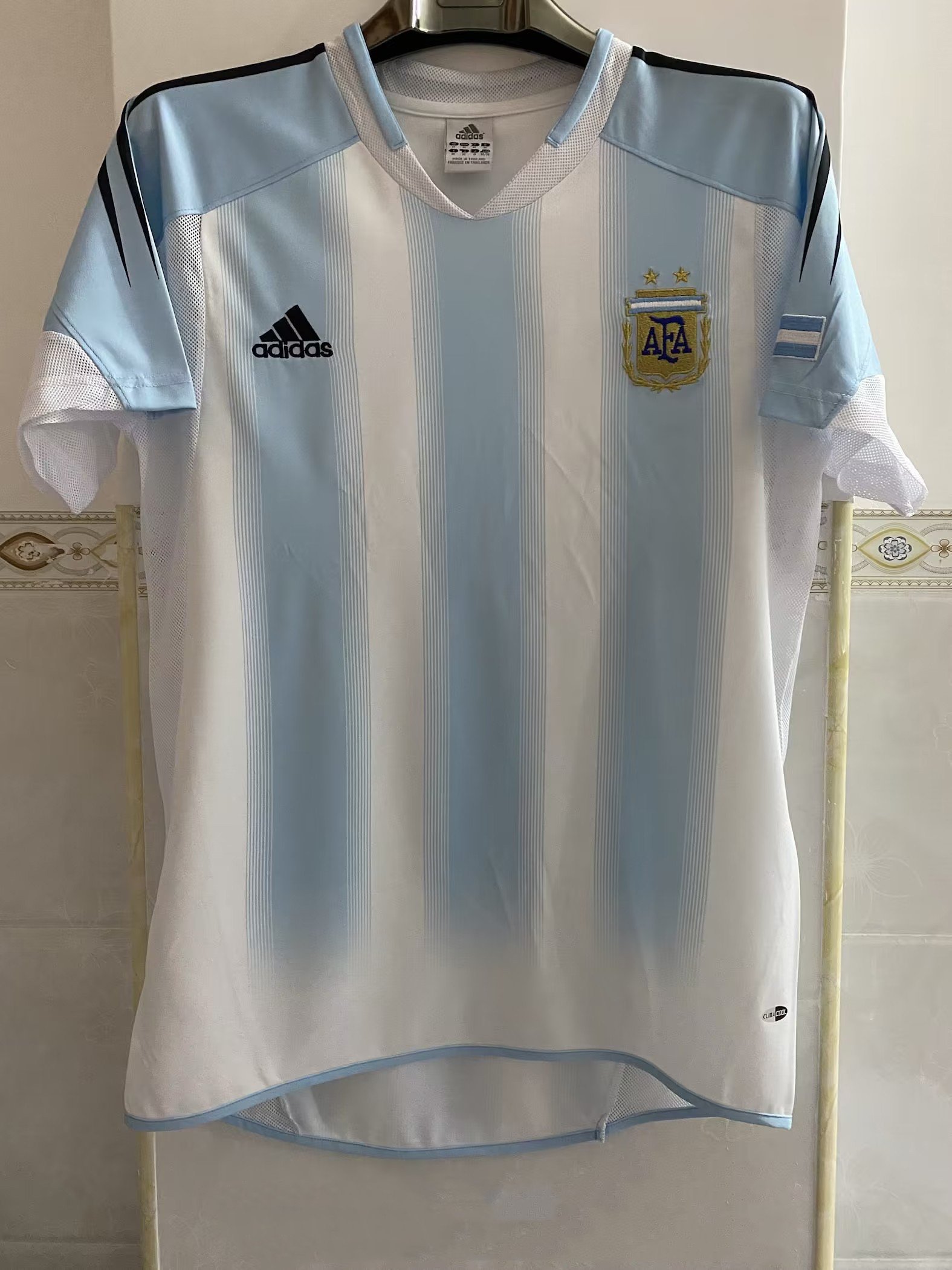 Argentina 2004-2005 Home Retro Jersey – Men White
