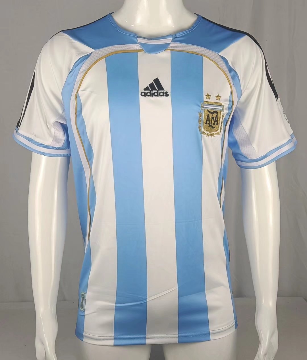 Argentina 2006 Home Retro Men Jersey – Sky Blue