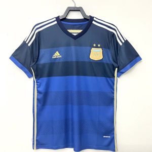 Argentina 2014 Away Retro Jersey - Men Blue