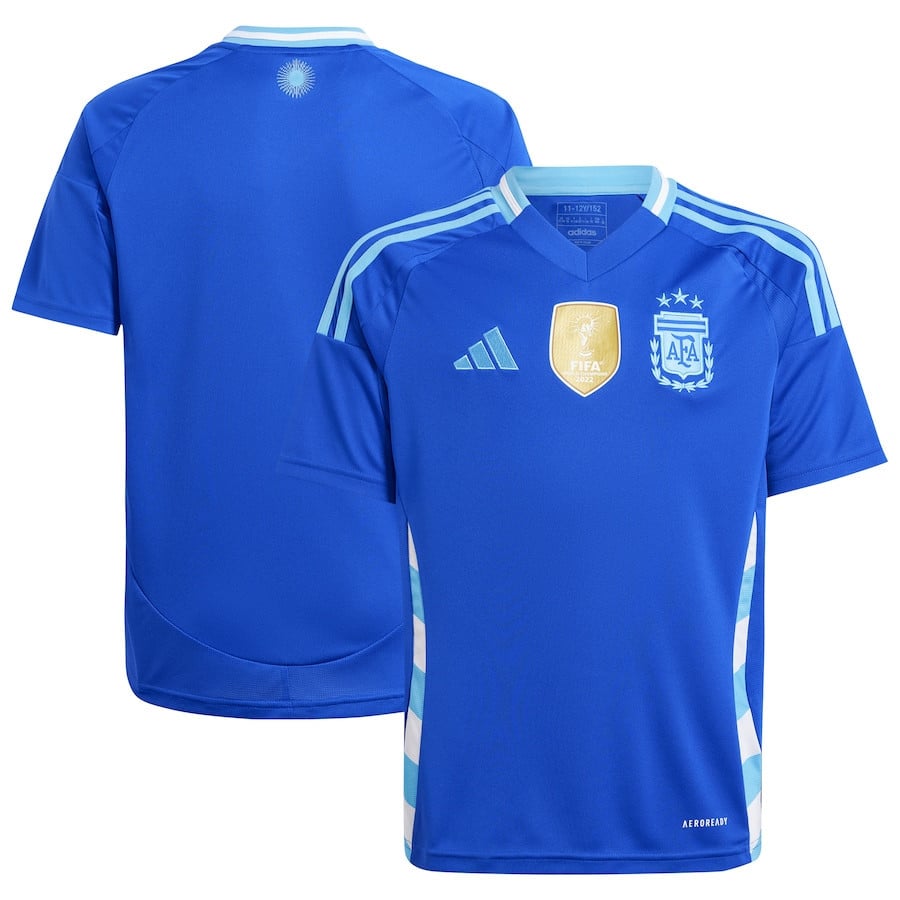 Argentina National Team 2024 Away YOUTH Jersey - Blue
