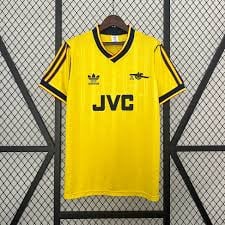 Arsenal 1986/88 Away Retro Men Jersey - Yellow