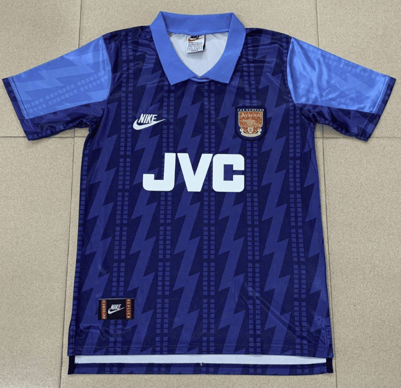 Arsenal 1994/95 Away Retro Men Jersey – Blue