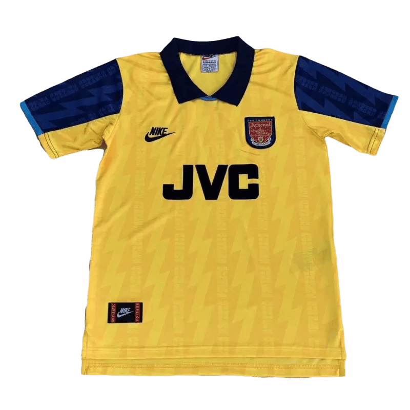 Arsenal 1994/95 Third Retro Men Jersey - Yellow