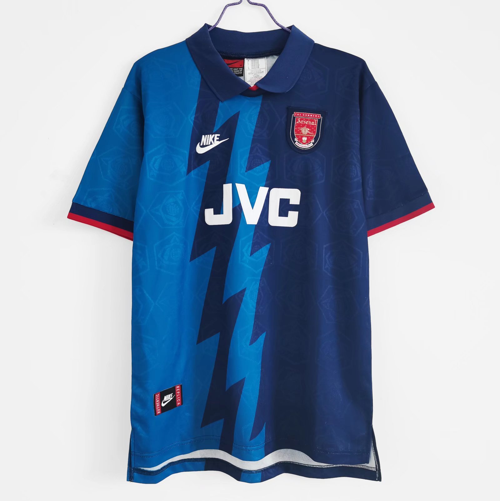 Arsenal 1995 Away Retro Men Jersey - Blue