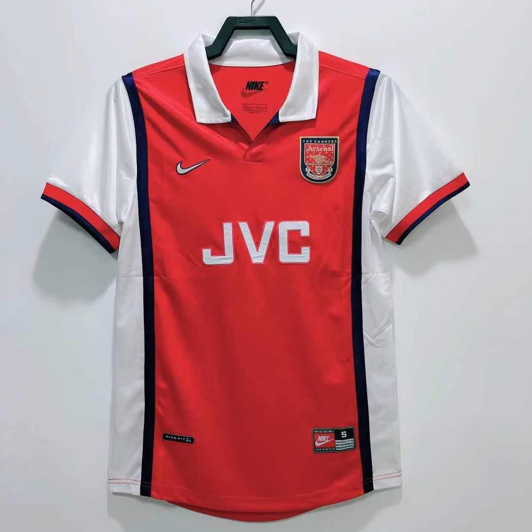 Arsenal 1998/99 Home Retro Men Jersey - Red