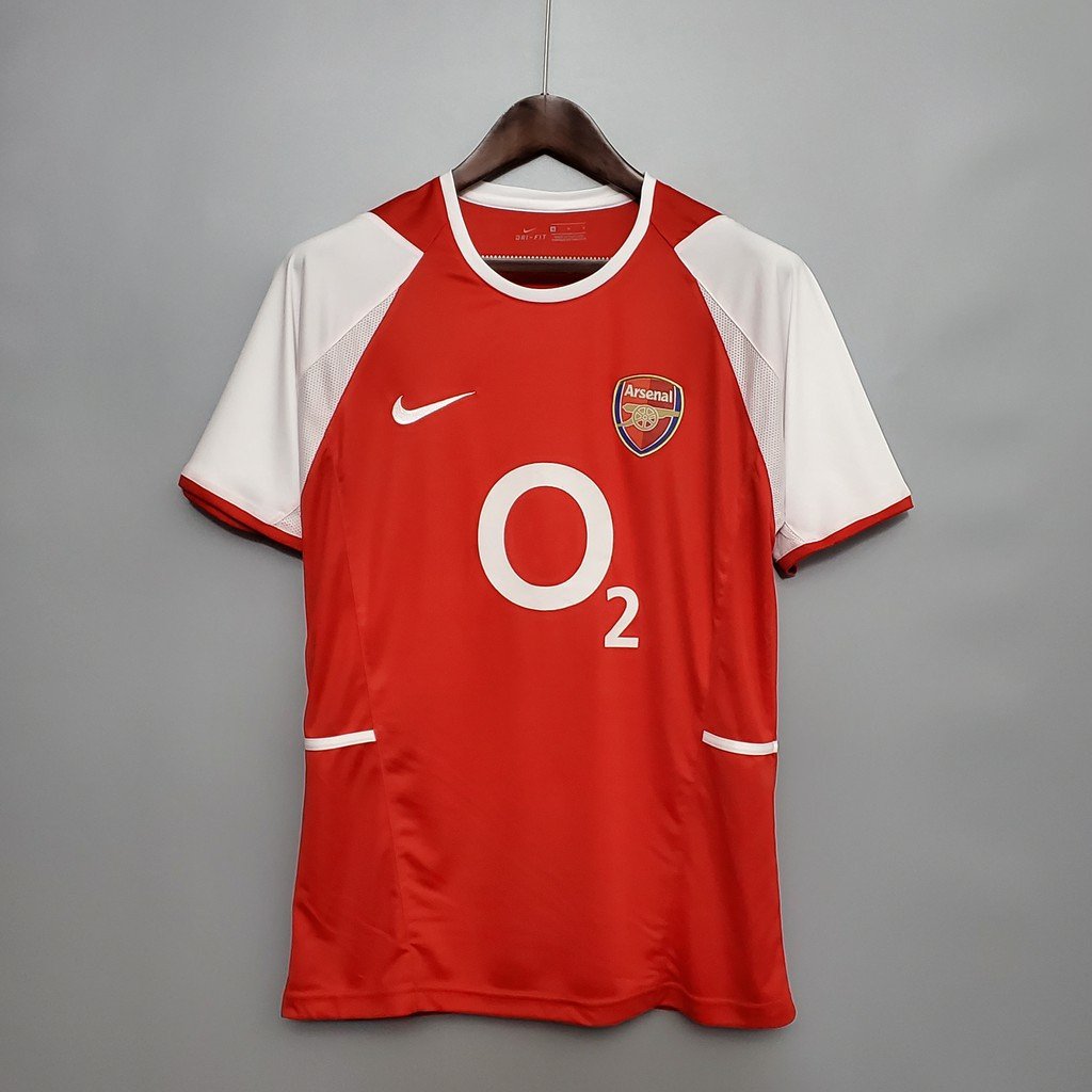 Arsenal 2002/04 Home Retro Men Jersey - Red
