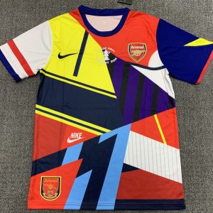 Arsenal 2014 Commemorative Edition Retro Men Jersey - Yellow/Red