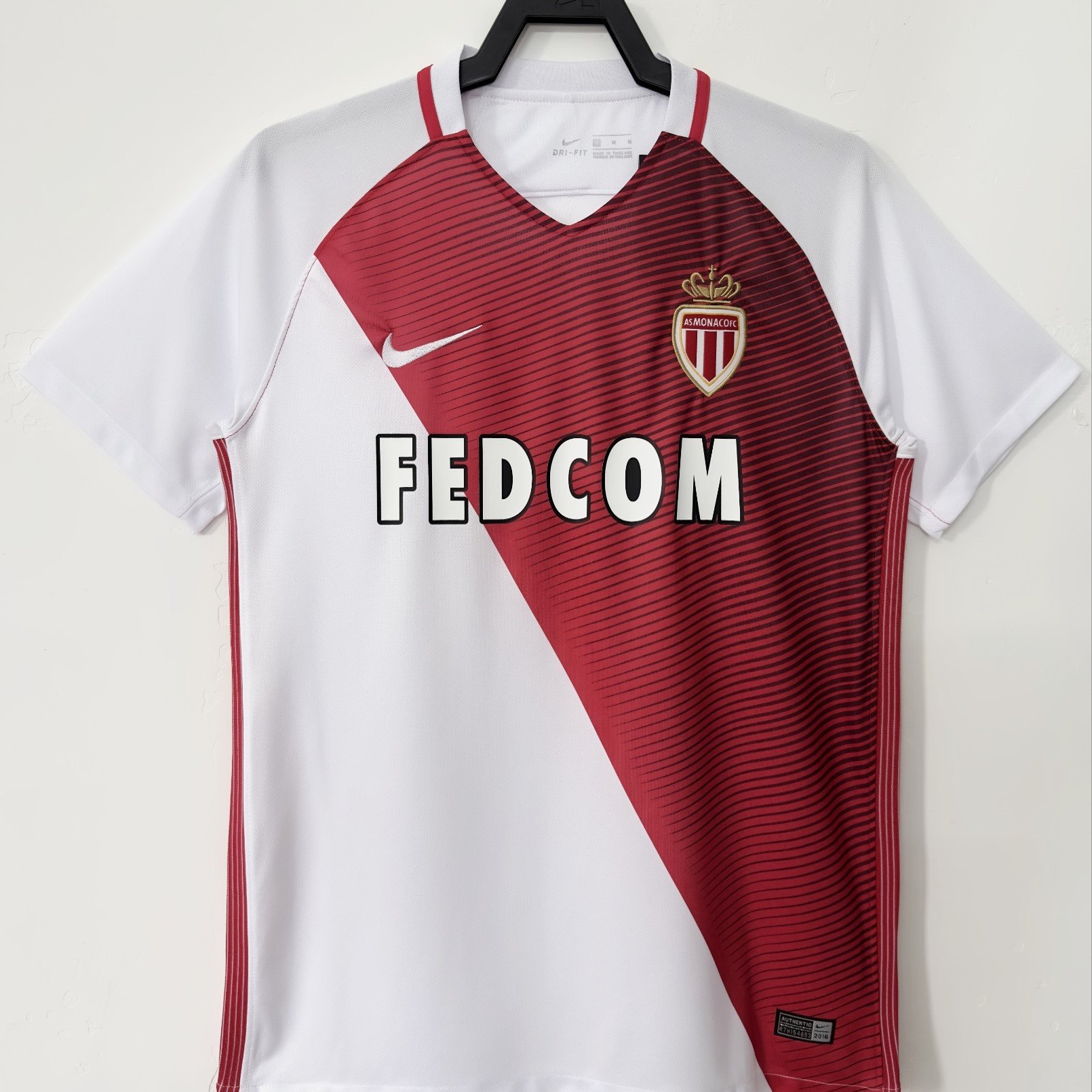 AS Monaco 2016/17 Home Retro Men Jersey - White