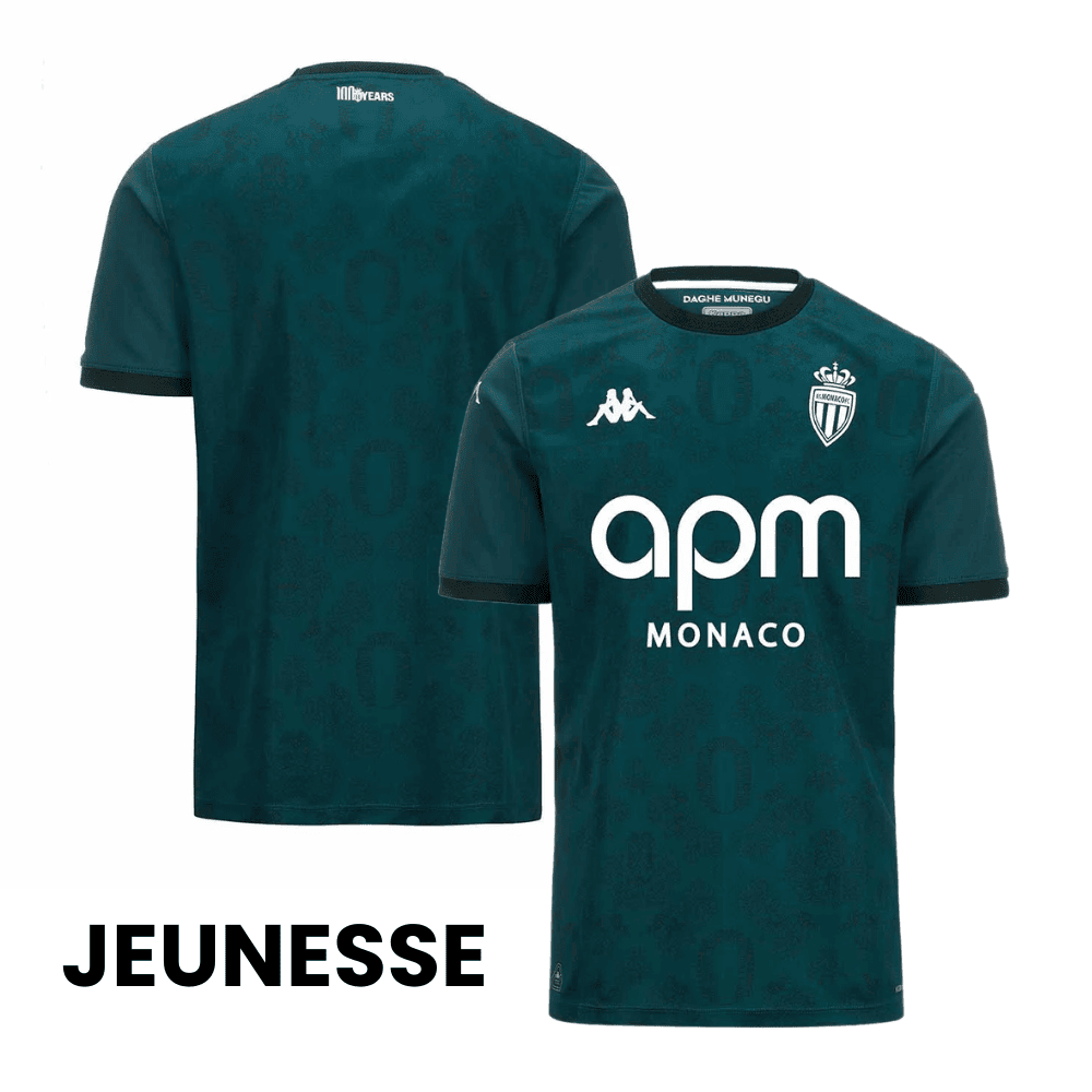 AS Monaco 2024/25 Away YOUTH Jersey - Green